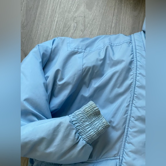 Vintage 80’s Forte Blue & Mint Puffer Bomber Jacket - Picture 16 of 16